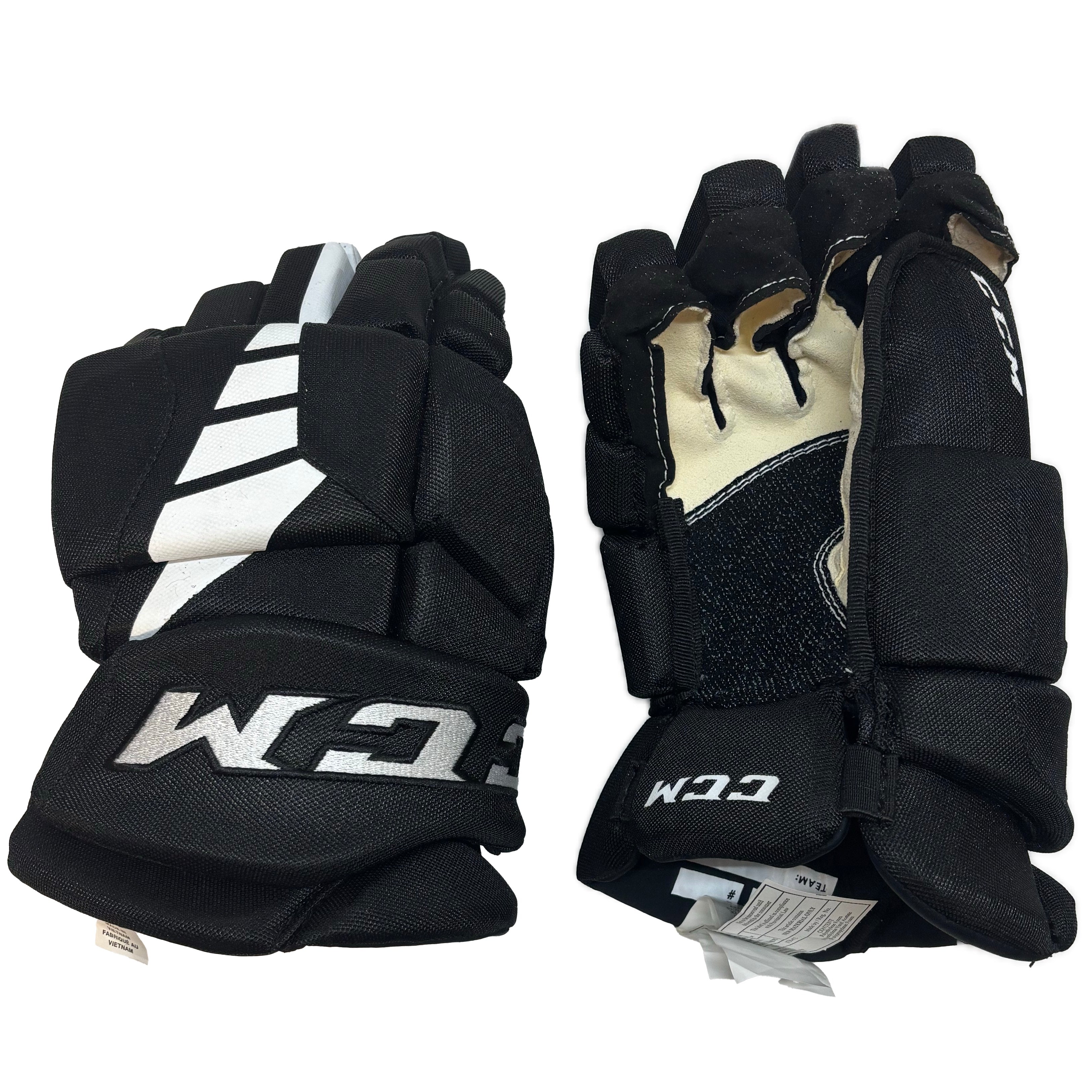 CCM HGJSPP - Pro Stock Hockey Glove (Black/White)